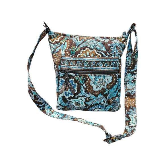 Vera Bradley Java Blue Crossbody Bag - Picture 1 of 6